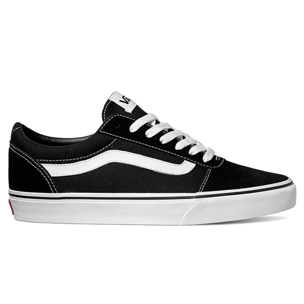 Vans Black and White Sneakers size 9